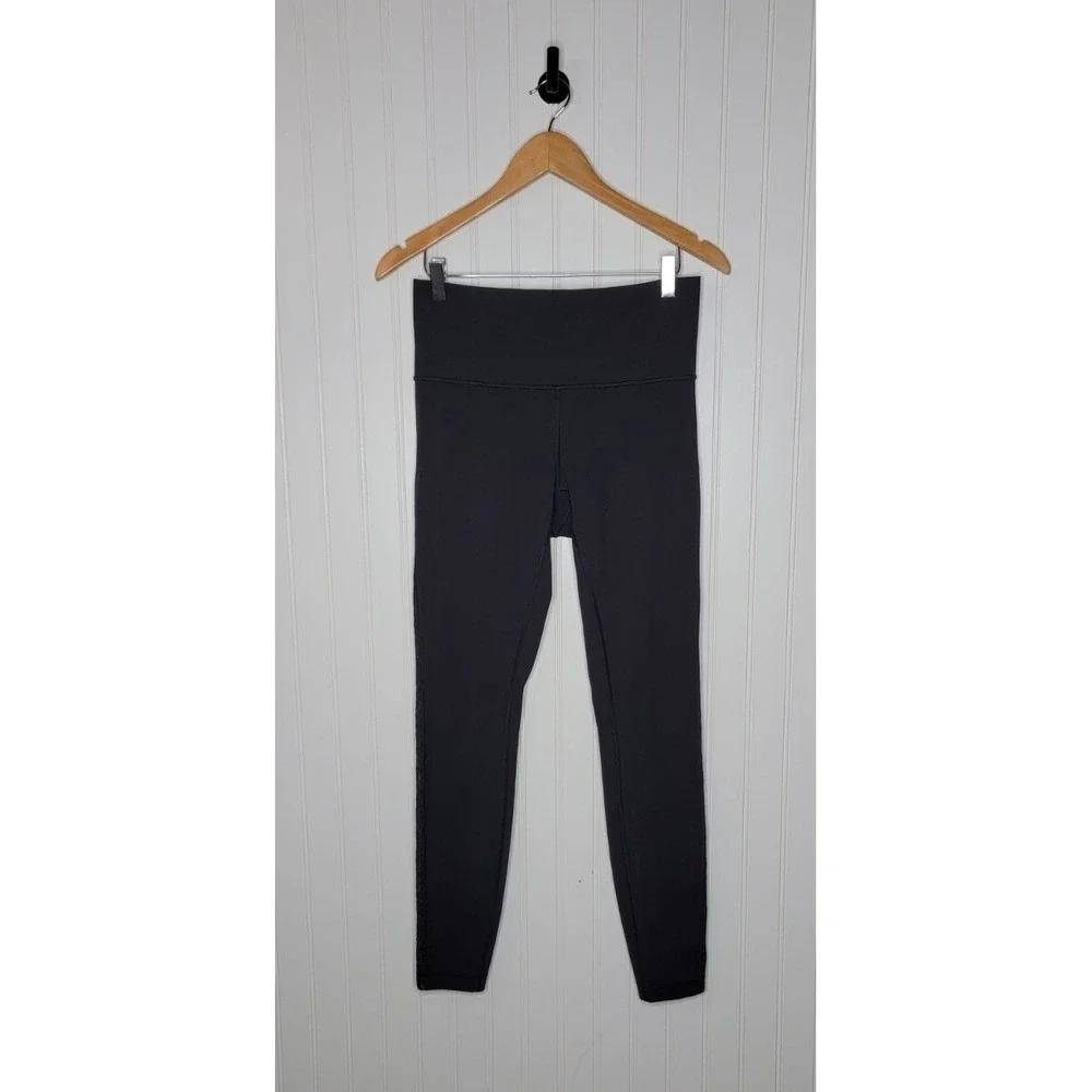 Lululemon Black High Rise Wunder Under Leggings Special Edition Women's Size 8